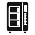 Drinking machine in shop icon simple vector. Vessel cooling Royalty Free Stock Photo