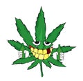 Drinking marihuana cartoon