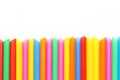 Drinking straw colorful abstract