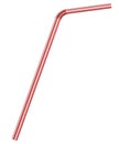 Drinking straw isolated