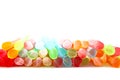 Drinking straw set of colorful plastic tubes Royalty Free Stock Photo