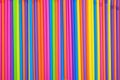 Drinking straws as colorful background.