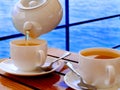 Drinking of tea Royalty Free Stock Photo