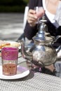Drinking tea in Marocco Royalty Free Stock Photo