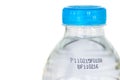 Drinking water bottle with expiration date
