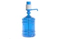 Drinking Water bottle with pump dispenser, 3D rendering Royalty Free Stock Photo