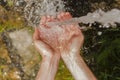 Drinking water & natural water Royalty Free Stock Photo