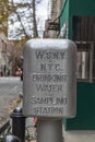 Drinking Water Sampling Station Royalty Free Stock Photo