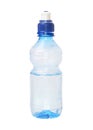 Drinking water in a small bottle Royalty Free Stock Photo
