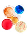Drinks from above Royalty Free Stock Photo