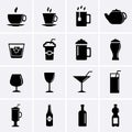 Drinks and Beverages Icons.