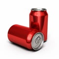 Drinks cans red