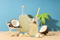 Drinks, fresh summer drink for refreshing, summer vibes concept Royalty Free Stock Photo