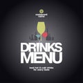 Drinks Menu Design.