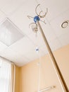 Drip on the background a hospital corridor concept Royalty Free Stock Photo