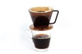 Drip coffee cup Royalty Free Stock Photo