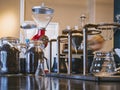 Drip Coffee equipment on counter Cafe Coffee shop Barista