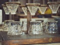 Drip coffee glass Vintage style