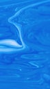 Drip ink texture shimmer paint flow blue white oil Royalty Free Stock Photo