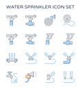 Drip irrigation icon