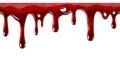 Dripping blood seamless repeatable Royalty Free Stock Photo