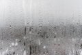 Dripping Condensation, Water Drops Background Rain drop Condensation Texture. Close up for misted glass with droplets of water Royalty Free Stock Photo