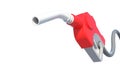 Dripping gas pump nozzle Royalty Free Stock Photo