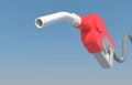 Dripping gas pump nozzle Royalty Free Stock Photo