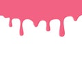 Dripping Pink Donut Glaze Background