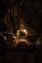 Dripstones at the hermanns Caves in lower austria