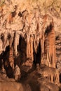 Dripstones in Postojna cave