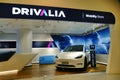 Drivalia e-mobility service company and Enel X recharging provider booth