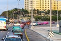 Drive along the Malecon, Havana, Cuba Royalty Free Stock Photo