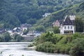 drive through castle Oberburg at the Mosel
