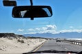 Coastal road at False Bay in South Africa