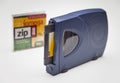 Iomega Zip 250 Drive and Disk Royalty Free Stock Photo