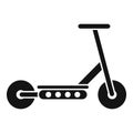 Drive electric scooter icon simple vector. Kick transport Royalty Free Stock Photo