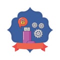 drive flash data copy security system emblem