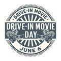 Drive-In Movie Day stamp