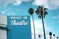 Drive-in movie theater Royalty Free Stock Photo