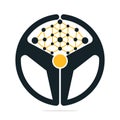 Car wheel vector icon design.