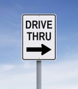 Drive Thru Royalty Free Stock Photo