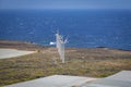 Drive to Teno and view to wind turbines on Tenerife Royalty Free Stock Photo