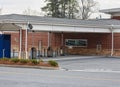 Drive Through Windows at Bank Royalty Free Stock Photo