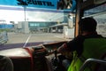 Driver bus in I Gusti Ngurah Rai International Airport