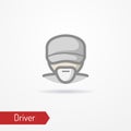 Driver face icon