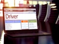 Driver Hiring Now. 3D.