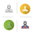 Driver icon Royalty Free Stock Photo