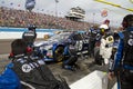 NASCAR Sprint Cup Jimmie Johnson Pit Stop Royalty Free Stock Photo