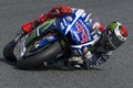 Driver Jorge Lorenzo. Yamaha Team